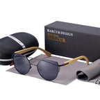 Bamboo High Quality Female Sunglasses Oversized Women Polarized Sunglasses With Natural Bamboo In Elegant and Luxury Cat eye Eyewear Luxury Style - SJB-DIAMOND ELITES