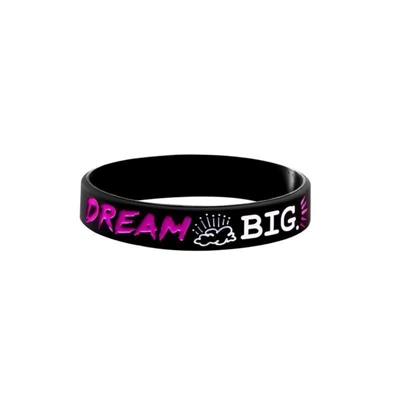 Dream Inspire Motivation Bracelets Silicone Wristbands Cool Style Perfect Gift For Men And Women - SJB-DIAMOND ELITES
