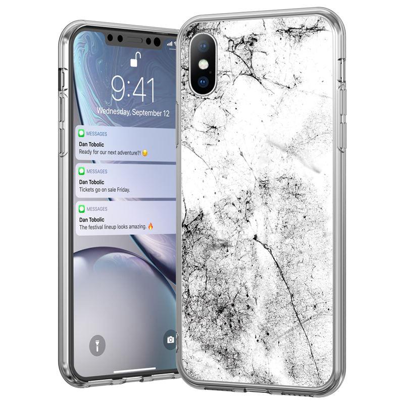 Stylish Marble Stone Texture Phone Case For Iphone 12 Pro 13 Pro Max Unique Solid Color Marble Soft Cover Silicone Mobile Phone Case Stevvex