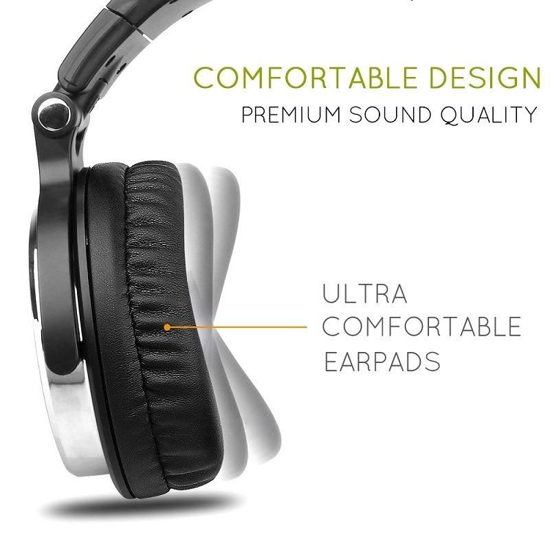 Professional Studio Headphones DJ Stereo Headphones Studio Monitor Gaming Headset 3.5mm 6.3mm Cable For smart phones and PCs - SJB-DIAMOND ELITES
