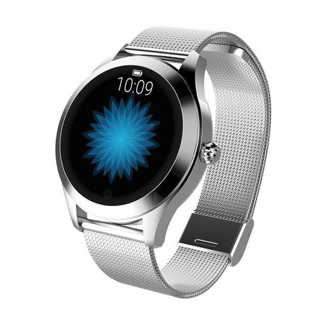STEVVEX  IP68 Waterproof Luxury Elegant Smart Watch For Women Lovely Bracelet Heart Rate Monitor Sleep Monitoring Smartwatch Connect - SJB-DIAMOND ELITES