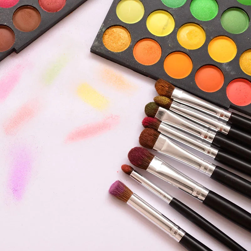 Professional Eyes Makeup Brushes Set Nature Hair Eye Shadow Liner Brow Cream Smudge Contour Shading Blending Makeup Tools Kit Lootquake LLC