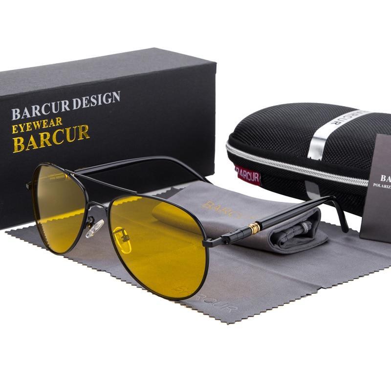 New Night Vision Sunglasses Night Driving Glasses Polarized Anti-glare Goggle For Women and Men With UV400 Protection - SJB-DIAMOND ELITES