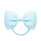 Luxury Handamde Small Baby Elastic Rubber band Head rope Mini Solid Ribbon Bow Tie For Girls Hair Accessories