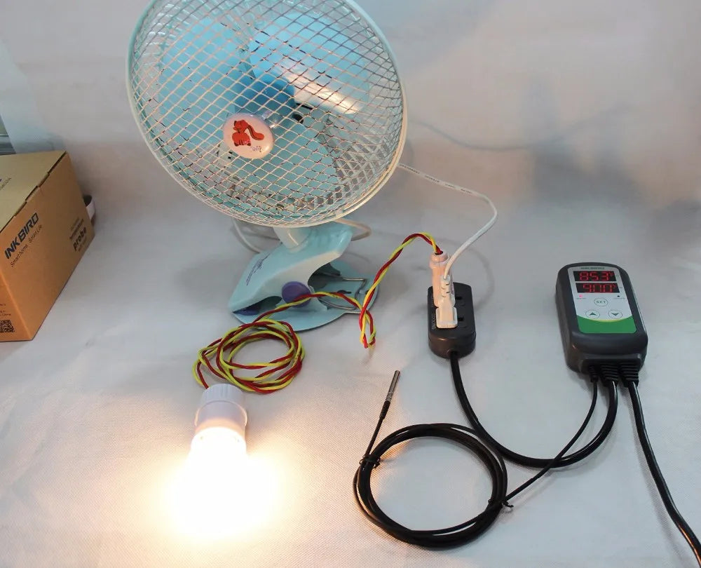 INKBIRD ITC-308 Heating and Cooling Dual Relay Temperature Controller, Carboy, Fermenter, Greenhouse Terrarium Temp. Control Lootquake LLC