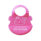 Bibs Waterproof Silicone Feeding Baby Saliva Towel Newborn Cartoon Aprons Baby Bibs Adjustable