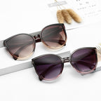Luxury Modern Elegant Lady  Sunglasses WIth  Cat Eye Women Eyewear  Plastic Frame Clear Lens With  UV400 Protection - SJB-DIAMOND ELITES