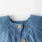 Modern Cotton Baby Girl Cardigan Clothes With knitted Outerwear & Coats for Infant Boys and Girls Romper Winter Jumpsuit