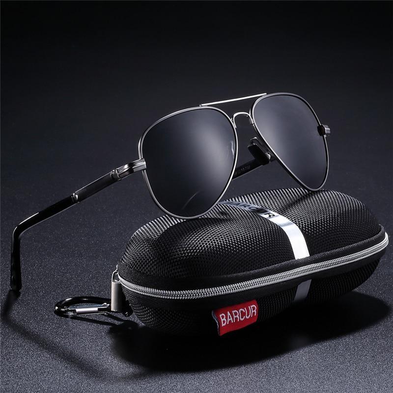 Aviation Luxury New Polarized Mens Sunglasses Pilot Style Men Accessories Driving Fishing Hiking Eyewear With UV400 Protection - SJB-DIAMOND ELITES