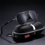 Aviation Luxury New Polarized Mens Sunglasses Pilot Style Men Accessories Driving Fishing Hiking Eyewear With UV400 Protection - SJB-DIAMOND ELITES