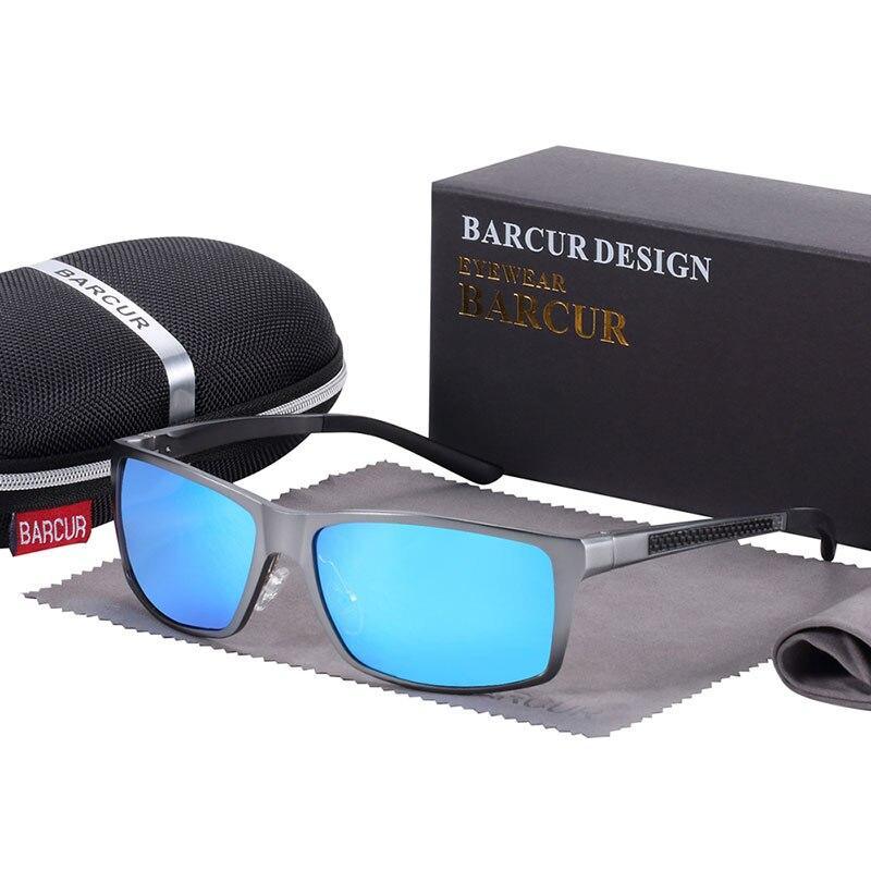 New Classic Square Polarized Sunglasses Men Aluminium Driving Sun glasses Shades For Men and Boys With UV400 Protection - SJB-DIAMOND ELITES