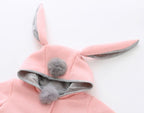 Baby Girls Coat Winter Spring Baby Girls Princess Coat Jacket Rabbit Ear Hoodie Casual Outerwear For Girl Infants Clothing Jacket Luxury Style
