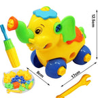 Early Learning Education Screw Nut Group Installed Plastic 3d Puzzle Disassembly Motorcycle Kids Toys for Children Jigsaw - SJB-DIAMOND ELITES