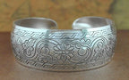 Big Elegant Luxury Amazing Classic Fashion Flower Metal Tibetan Indian Silver Vintage Retro Fashion Cuff Bracelet Bangle For Woman With Details of Animals - SJB-DIAMOND ELITES