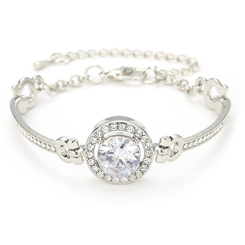 Luxury Diamond Shiny Fashion Luxury Jewelry  Zircon Multi-Layer Bangle Bracelet High Quality Rhinestone Charm Bracelet for Women and Girls - SJB-DIAMOND ELITES
