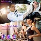 Luxury Modern STEVVEX Wireless Headphone Bluetooth 5.0 Earphone In-Ear Stereo Earbuds Sports Handsfree Headset Binaural call For Cell Phones - SJB-DIAMOND ELITES