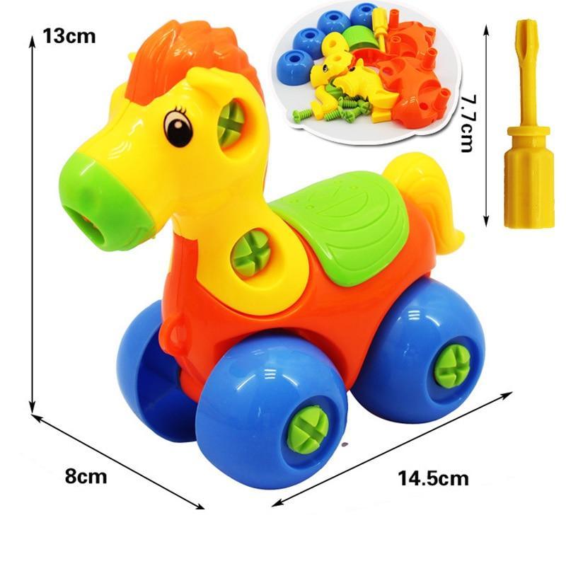 Early Learning Education Screw Nut Group Installed Plastic 3d Puzzle Disassembly Motorcycle Kids Toys for Children Jigsaw - SJB-DIAMOND ELITES