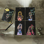 4Pcs/set Magic Colorful Drawing Board Paper Painting Scraping Children Kids learning Education Toys Painting Doodle Scratch Toys - SJB-DIAMOND ELITES