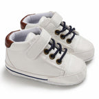 Newborn PU Leather Shoes Winter Fashion Baby Soft Sole Canvas Sneakers 0-12 Months Baby Boy And Girl Stevvex