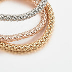 Shiny Elegant New Fashion Modern Luxury Heart Bracelet And Bangles Popcorn Chain Set Friendship Bracelets for Girls - SJB-DIAMOND ELITES