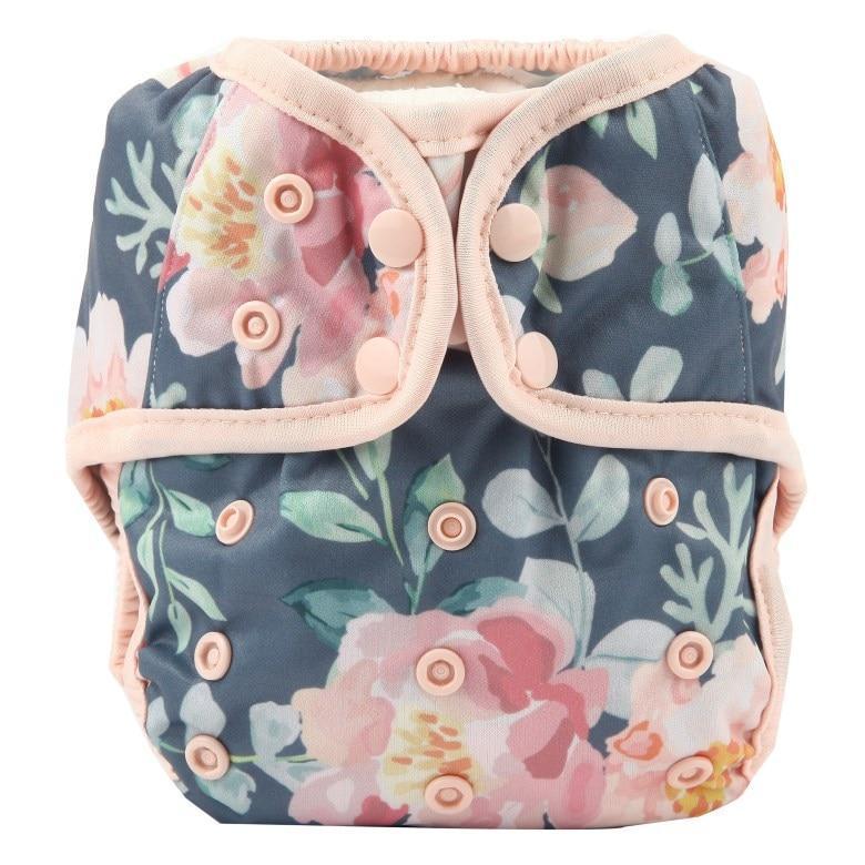 Baby Girl Pink One Size Cloth Diaper Cover Comfortable Nappy With Double Gusset Cartoon Designs Baby Boys Diapers Stevvex