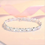 Top Quality Elegant 925 Sterling Silver Luxury Bracelets For Women Wedding Accessories Lady Fashion Zircon Geometric Bracelet Girl Gift - SJB-DIAMOND ELITES