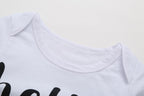 New Baby Boy Cotton Clothes Romper Jumpsuit set Infant Clothes For Newborn Baby Girl Clothing Set With Print Hello World
