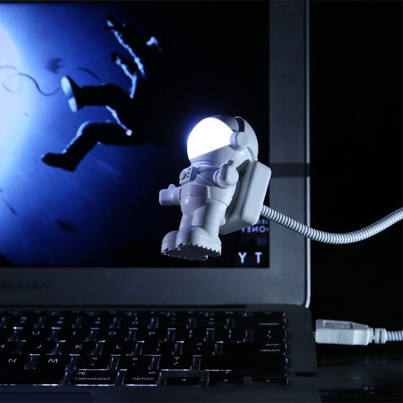 Modern Flexible Led Desk Lamp Flexible USB Nigh Lamp WIth Eye Protection For Keyboard Reading Light On  Astronaut Home Living Room Decor Design - SJB-DIAMOND ELITES