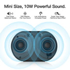 Portable Speaker Smart Bluetooth Wireless 10W Mini Speaker Compact Powerful 2200mAh Support Alexa Spotify Tunein Streaming Music Lootquake LLC