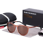 Retro Aluminum Magnesium Men Sunglasses Polarized Vintage Round Sunglasses for Men and Women Eyewear Accessories Oculos de sol Luxury Glasses High Quality metal frame WIth UV400 Protection - SJB-DIAMOND ELITES