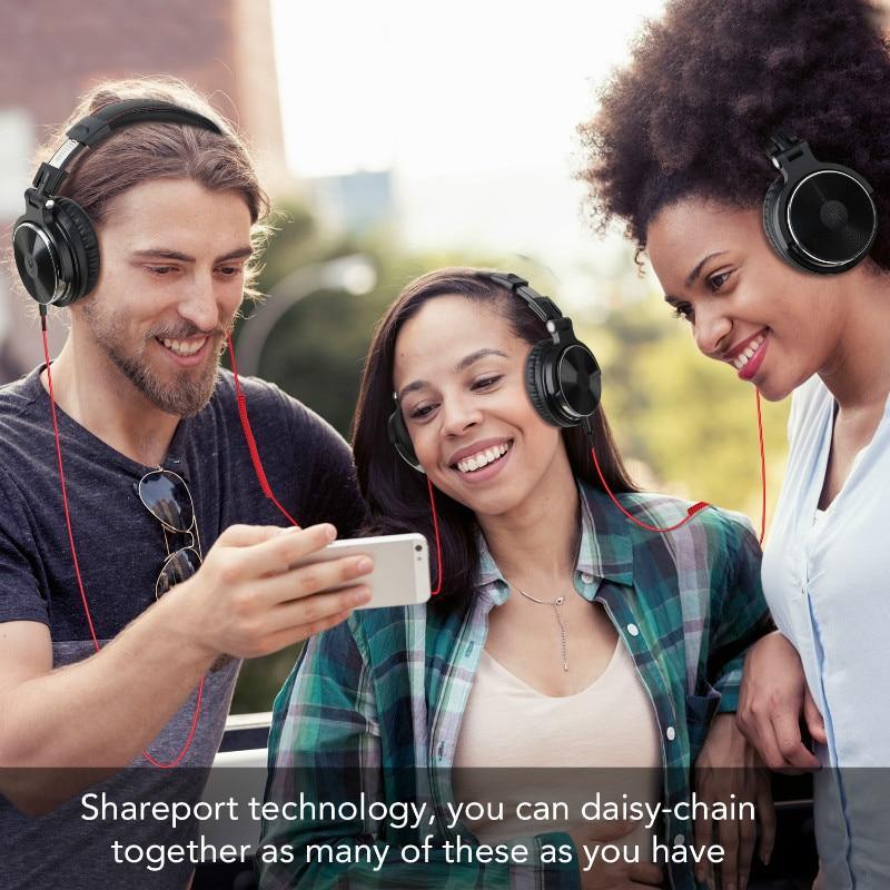Proffesional Studio Luxury STEVVEX  Headphones Hifi Studio DJ Headphone Wired Monitor Music Gaming Headset Earphone For Phone Computer PC With Mic - SJB-DIAMOND ELITES