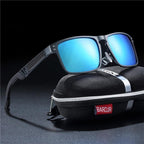 Trending Styles Aluminium Magnesium Square Men Luxury Sport Sunglasses Polarized Sunglasses for Men With UV400 Eyewear Protection Oculus de sol - SJB-DIAMOND ELITES