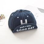 Cotton Baby Adjustable Letter Baseball Caps For Boys & Girl Hats Children Snapback Hip-Hop Sun Hat In Modern Style