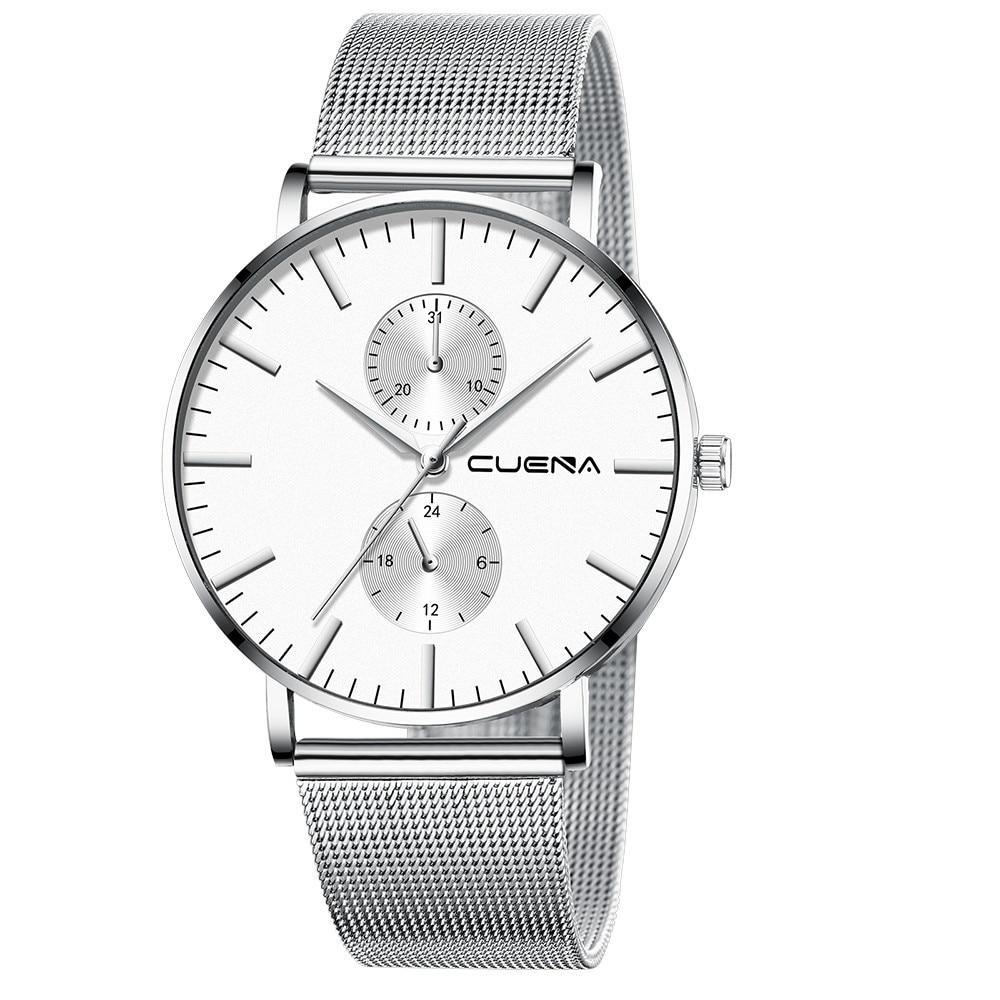 Black 3Bar Watch Men Women'S Watches Ladies Watch With Crystals  Fashion Stainless Steel Band Comfortable Wristwatch - SJB-DIAMOND ELITES