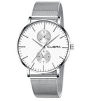 Black 3Bar Watch Men Women'S Watches Ladies Watch With Crystals  Fashion Stainless Steel Band Comfortable Wristwatch - SJB-DIAMOND ELITES