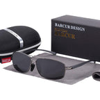 Luxury Elegent Vintage Retro Brand Designer Polarized Sunglasses Square Classic Shades Glasses WIth  UV400 Protection - SJB-DIAMOND ELITES
