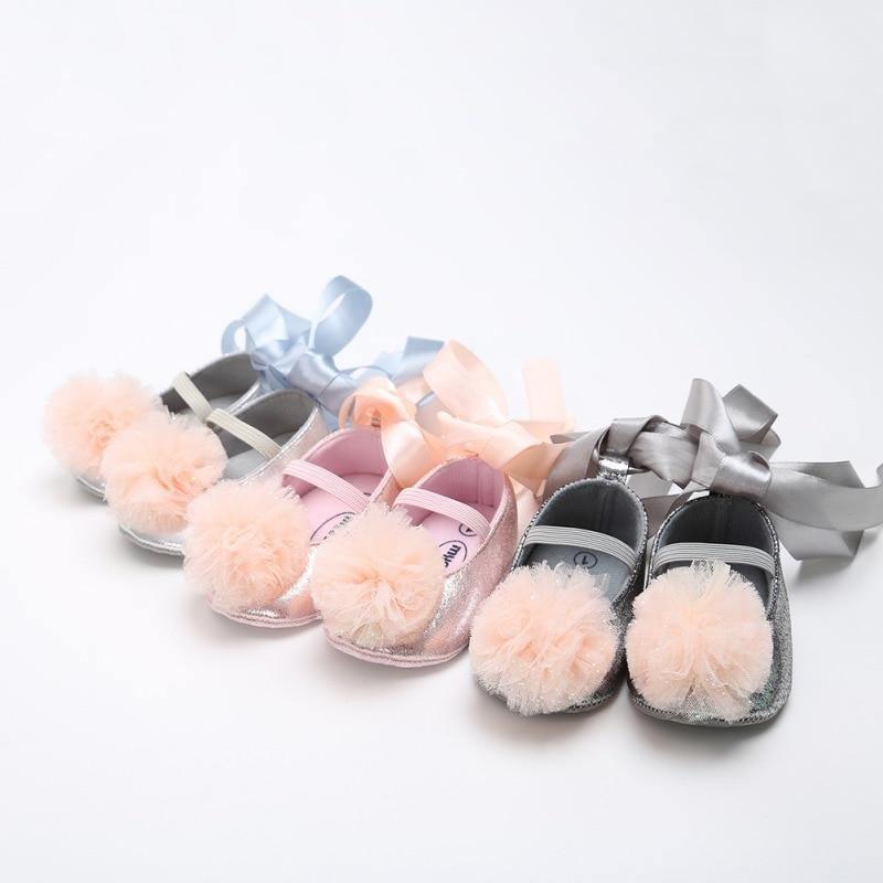 Cute Baby Dance Shoes Toddler Shoes Bow Tie Baby Princess Shoes Dance Shoe Newborn First Walkers 0-18M Stevvex