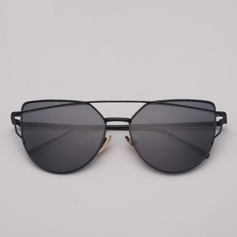 NEW  Stevvex Designer Cat eye Sunglasses For Women and Ladies in Vintage Metal Reflective Glasse Mirror Retro Oculos De Sol Gafas Style With UV 400 Protection - SJB-DIAMOND ELITES