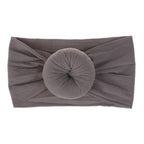 Newborn Infant Kids Girls Nylon Bow Hairband Headband Stretch Turban Knot For Bay Girls