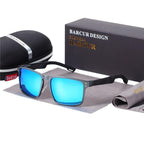 Trending Styles Aluminium Magnesium Square Men Luxury Sport Sunglasses Polarized Sunglasses for Men With UV400 Eyewear Protection Oculus de sol - SJB-DIAMOND ELITES