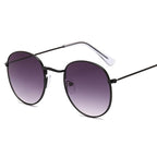 Luxury Leon Classic Small Round Unisex Sunglasses For Women and Men Mirror Sun Glasses Vintage Style With UV400 Protection - SJB-DIAMOND ELITES
