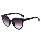 Luxury Modern Elegant Lady  Sunglasses WIth  Cat Eye Women Eyewear  Plastic Frame Clear Lens With  UV400 Protection - SJB-DIAMOND ELITES