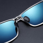 Aluminum Polarized Sunglasses Men Polarized Sun Glasses Square Eyewear For Men And Boys With UV400 Protection - SJB-DIAMOND ELITES