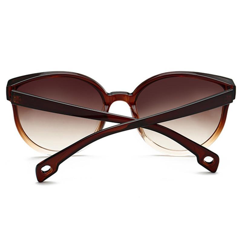 Luxury Modern Elegant Lady  Sunglasses WIth  Cat Eye Women Eyewear  Plastic Frame Clear Lens With  UV400 Protection - SJB-DIAMOND ELITES