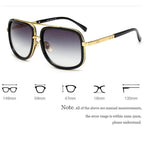 Luxury Modern Oversized Men and Woman Unisex Luxury Polarized  Sunglasses  Square Retro Oculos de sol  Sunglasses With  UV400 Prozection and Gradient  Mirror Eyewear Glasses - SJB-DIAMOND ELITES