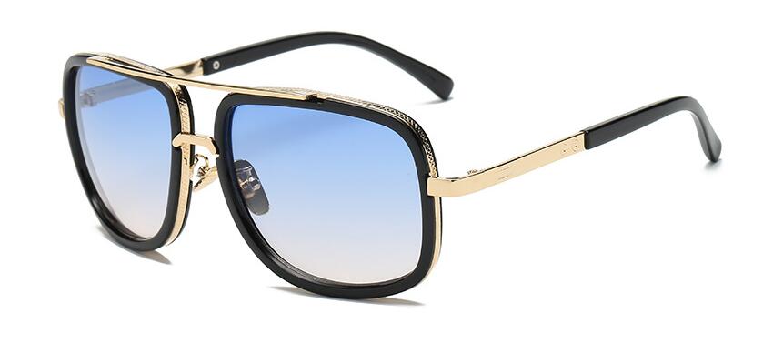 Luxury Square Gold Metal Frame Woman and Man Unisex Top Oversized Big Frame Elegant Sunglasses For Summer  NEW 2020 Edition - SJB-DIAMOND ELITES