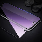 2Pcs Anti Blue Ray 9H Tempered Glass for iPhone X XS MAX XR 11 12 13 mini 14 Pro Max 6 6S 7 8 Plus SE 2020 Screen Protector Film Anti Blue Light Tempered Glass Screen Protector for iPhone Stevvex