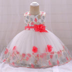 Luxury Elegant Handamde Girls Baby Dresses Lace Tulle Baptism Dresses for  Party and  Wedding Baby Clothing Dress