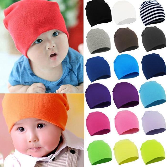 Fashion Kids Flexible Hats Toddler Kids Baby Boy Girl Infant Cotton Soft Warm Hat Beanies Cap For Outdoor Activities Stevvex