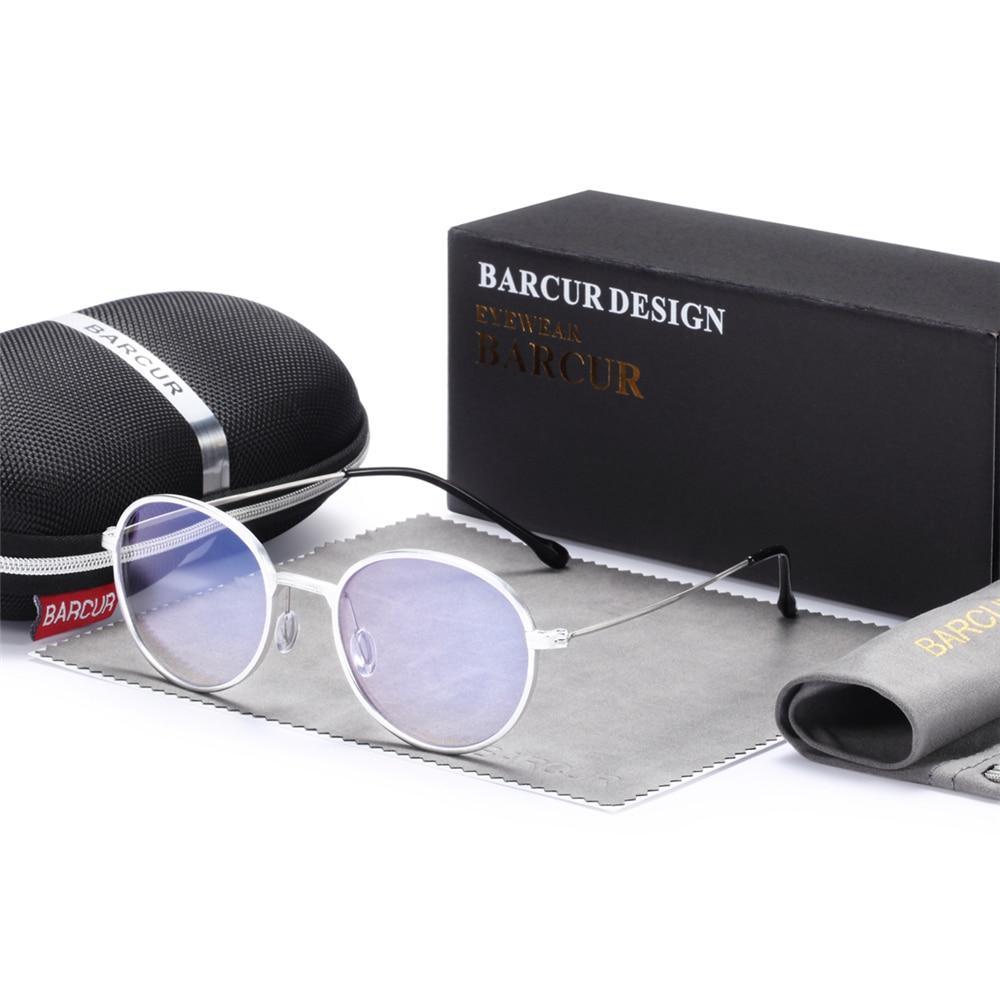 New Computer Glasses Round Anti Blue Light Eyeglasses Optical Eye Spectacle UV Blocking Gaming Filter Eyewear For Women and Men With UV400 Protection - SJB-DIAMOND ELITES